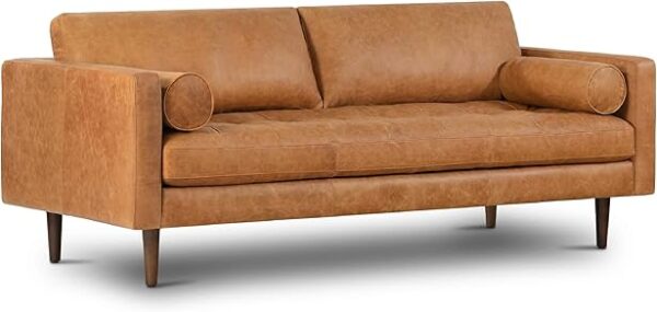 3 SEATER LEATHER SOFA