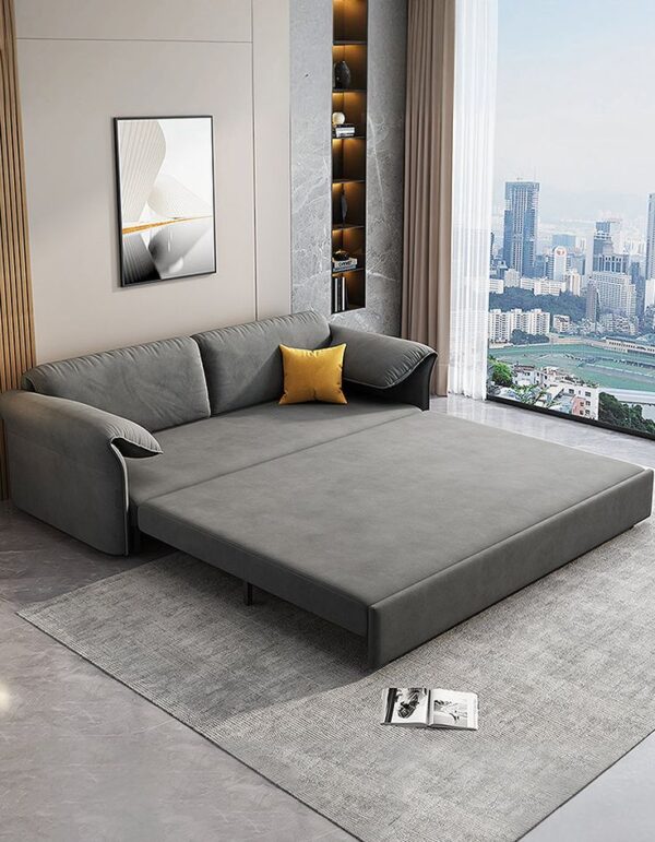 DOUBLE BED Grey Luxe SOFA CUM BED