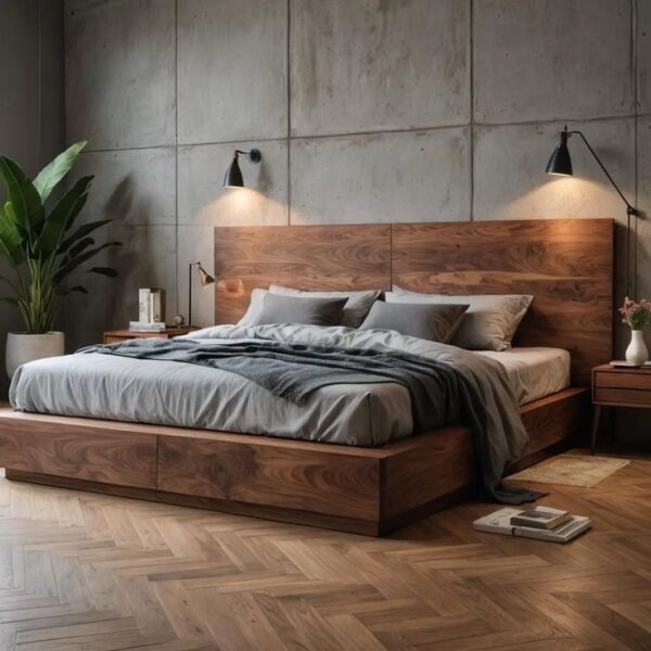 Wooden Bed