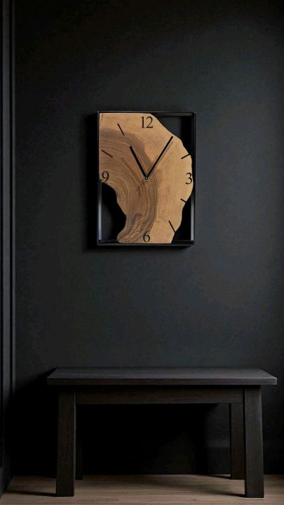 Decorative clock _Natural Forest_ (1)