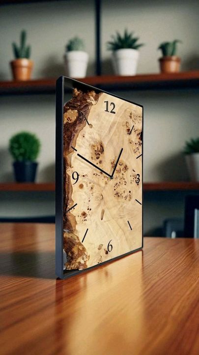 Decorative clock _Natural Forest_